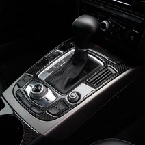 아우디 A4 카본 패널마스크 몰딩 SLINE 기어 컵홀더, E TYPE (센터페시아패널)