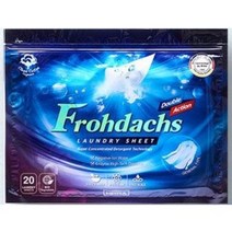 프로닥스 고농축 더블액션 클린코튼향 시트세제, 1개, 20개입