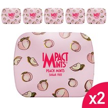 임팩트 리얼민트 복숭아맛 6개입 X2개