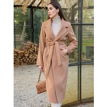 여성 가을 겨울 롱 코트 후리스 루즈핏 하프 집업 자켓 오버핏 루즈 우아한 레이스 업