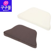 [구구몰] 페이셜침대 전용 베개(화이트/브라운), 30839. 브라운