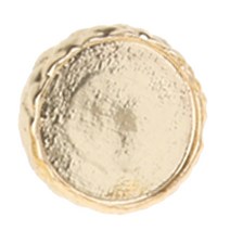 헤어 액세서리 DIY 기본 설정 구슬 모자 DIY 공예 용품 귀걸이 결과 라운드 블랭크 트레이 카보 숑베이스, 19x10mm, 실리콘, 황금