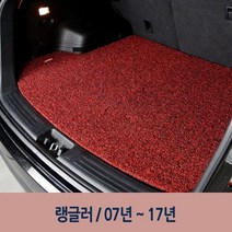 레드- 자동차 단층 코일 트렁크 매트 랭글러 차량, 1개