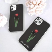 소나 빨간장미 방탄케이스 갤럭시S22울트라:글씨없음, 글씨있음