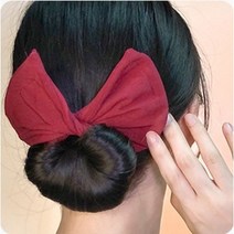 틱톡 당고머리 포인트 와이어리본 1+1+1