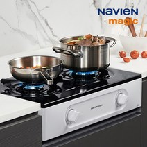 나비엔 매직 NEW 에코 2구 가스레인지, LNG, GRF