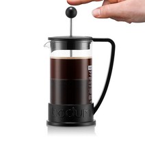 보덤 뉴 브라질 프렌치 프레스 커피메이커 350ml, 블랙 (박스없음)