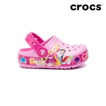 [크록스(CROCS)] [크록스] 키즈 프린세스 밴드라이트클로그 205496-6I2