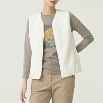 올리비아로렌 NC13 뽀글이 배색 경량조끼 VVBKAXW9371