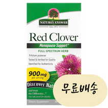 [미국정품 100%보장] Natures Answer (네이처스 앤서) 붉은 토끼풀 450 mg 베지 타블렛 90타블렛 빠른직구 NTA16314, 1개, 90개