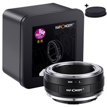 K&F Concept NIK-L 니콘 AI 렌즈 - 라이카 L 바디 어댑터 - 뒤캡포함 - Nikon AI lens on Leica L camera adapter