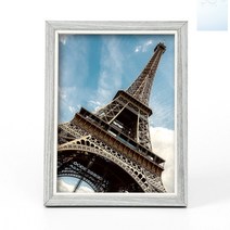 socean 아크릴 가로 세로 탁상 포토 나무 액자-그레이 6x8 원목 사진 액자 사진틀 우드 포토 프레임 심플 장식 테두