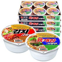 농심 육개장 김치 사발면x24개, 04 컵)농심 김치사발면 24개