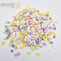 베이킹얌 스프링클 파스텔원형 100g, 1개