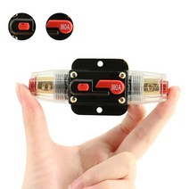 자동차 교체부품 12v - 48v 트럭 회로 차단기 자가 복구 20a 30a 40a 50a 60a 80a 100a 125a 150a 자동 오디오 퓨즈 홀더 전원 보험