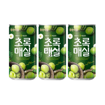 웅진 초록매실 180ml 40캔, 40개