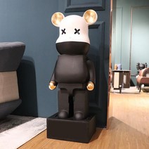 베어브릭 저금통 대형 피규어 50cm 인테리어 장식품 개업 집들이 선물 5종 색상, 화이트블랙