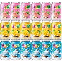 [올쇼유코코팜기획제품]코코팜 340ml 4종 8개씩 골라담기, 피치핑크8개+망고8개+화이트8개