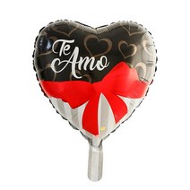 지구본 5/10pcs 18inch TE AMO Spanish 나는 호일 풍선 하트 모양 헬륨 에어 글로브 발렌타인 데이 웨딩 장, 05 style5_01 5pcs_01 18 인치