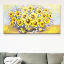 해바라기그림액자 12종 인테리어액자, 해바라기 바구니