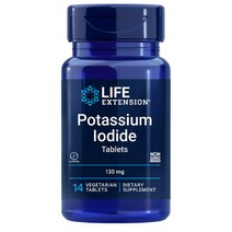 라이프 익스텐션 칼륨 요오드 130mg 14정, 1개