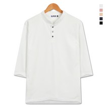 제이붐 남성 데일리 헨리넥 분또 7부 티셔츠 T052 반팔