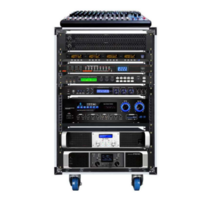 음향 장비 캐비닛 오디오 하드 랙 케이스 앰프 콘솔, 16U 캐비넷