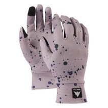 2223 버튼 터치스크린 스노우 보드 장갑 라이너 BURTON Touchscreen Glove Liner Elderberry Spatter