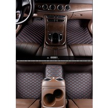 SJ Jaguar F-pace XJ XF XE XK I-PACE XFL XEL E-PACE 용 범용 카 바닥 매트 가죽, Black RED, 재규어