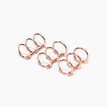 3공링 바인더 금속 루즈링 다꾸 스꾸 포카바인더 셀프 인쇄 제본, 단품