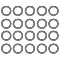 10/20 PCS M14 알루미늄 엔진 오일 드레인 플매트 카펫 러그 크러시 가스켓 와셔 씰 혼다 호환 어코드 시빅 CRV 아큐라 대체 94109-14000, [02] 20pcs