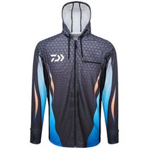 바람막이 방수 낚시복 봄가을 세트 남성용 얼음 실크 패브릭 낚시 여름 자외선차단 보호 스포츠 선 스크린 빠른건조 스탠드 칼라 T 셔츠, 5XL, Grey Hooded