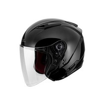 [SOL] SO-7E 솔리드 블랙 오픈페이스 헬멧, L