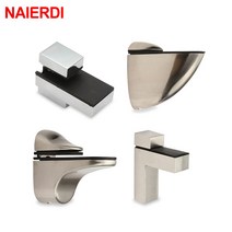 유리난간 강화유리난간 유리난간대 스텐 난간대 고정 NAIERDI-아연 합금 조절 유리 클램프 도금 브래킷, 01 K161 Bright chrome