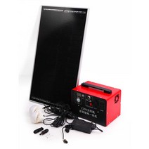 태양열 발전기 세트 220V 소형 태양광 SET 발전소, 300w발전기 120000배터리 100w보드
