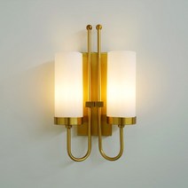 엘도라 2등 인테리어 벽등 (KC인증), 하얀빛, 골드