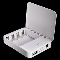 스마트폰 비상충전기 해외여행 비상 핸드폰 건전지 AA 여행용, 4단 흰색 + 2m Type 타원형 c구 충전선, 0mAh