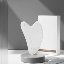 괄사 페이셜 롤러 마사지 바디 목 구아샤 스크레이퍼 보드 페이스 스파 링클 리무버 스크레이핑 세트 도구, [06] white scraper