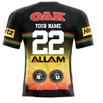 풋볼 럭비공 헤드커버 미식축구공 킥런볼 럭비보호대 2022 펜리스 팬더스 홈/어웨이/안작/원주민/대체 남성 럭비 저지 크기 S-5XL 사용자 정의 이름 번호 인쇄, [06] XXXL, [12] Print name number