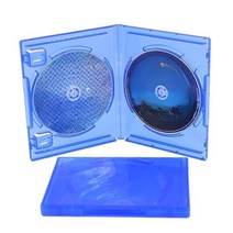 슬림 블루레이 보호 CD보관함 싱글 더블 보관 DVD 수납 CD 케이스, 화이트 더블