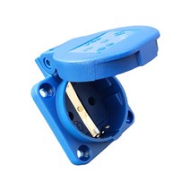 PCE 105-0B 16A 230V 다용도 판넬 매립형 뚜껑 콘센트 3PIN 산업용 플러그