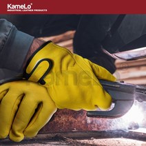 카멜로 KameLo 알곤 용접장갑 산양피 티그 아크 DIY 작업 캠핑장갑 바베큐장갑 내열 가죽장갑 890-LY, 단품