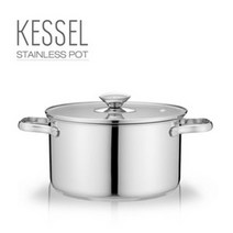 NUNUBITEL_kessel 스텐레스 양수냄비 인덕션 렌지 겸용 20cm 주방 요리 세트 혼수용 준비_NUB누비텔레숍, 옵션이없는_단일품목입니다, 옵션이없는_단일품목입니다
