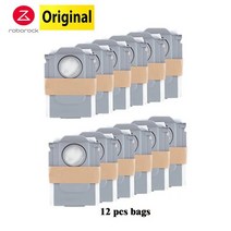 로보락 P10 진공 일회용 먼지 봉투 로보락 Q Revo 액세서리 예비 부품, 01 12pcs dustbag