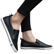 보니테 천연가죽 여성슬립온 단화 6396