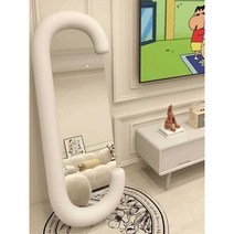 욕실거울 아크릴거울 붙이는거울 벽거울, 50x120CM 벽걸이형-블랙