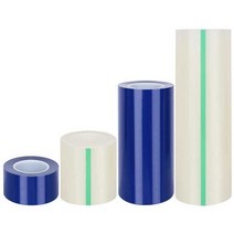 보양재 필름 승강기 정전기방지 긁힘방지 보양제 시트, (투명 블루 필름) 폭 12cm x 길이 150m