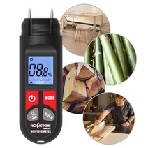 RICHMETERS RM031 목재 수분 테스터 다기능 이중 바늘 습도 LCD 측정기, 한개옵션0