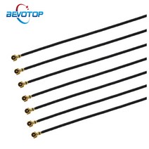 5G 라우터 이동식 와이파이 에그무제한 Bevotop 10 개몫 ipex4 mhf4 암-mhf4 암 잭 rf0.81 ipex 케이블 gsm gprs 3g 와이파이 모뎀 안테나, 100cm