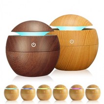usb 1인용 미니 초음파 led 아로마 가습기 디퓨저 7색상 무드등 수면등 가정 사무실 독서실 스터디카페, 다크